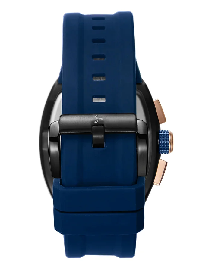 TORNADO blue Men's Premium Flexible & Durable Silicone Multi Function Watch T23105-BSNNK - 43mm mm for Men | Best Price UAE